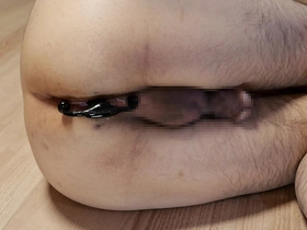 Solo Asian boys self-pleasure journey with Progasm aneros prostate massagers
