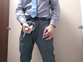 Solo boys big dick cumshot outdoors