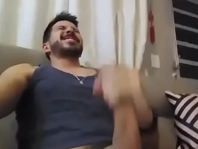 Amateur Brazilian half-breed gets spanking in solo scene