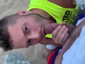 Amateur gay video with outdoor cruising and blowjobs.
