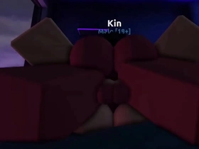 Gay animation in Roblox video game
