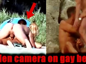 Secret camera captures the best of nude beach action: sex and cruising