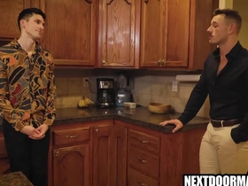 Hot gay jock and his boyfriend have sex on Valentine’s Day.