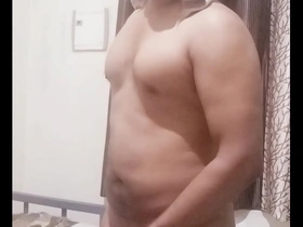 Solo session with hot Indian babe ends up in a nice climax.