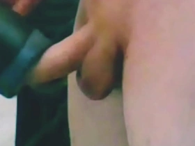 This is a gay amateurs solo masturbation experience with a sex toy.