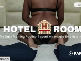 Gay sex in a hotel room with cross dressing Indian amateur Shruteerani.