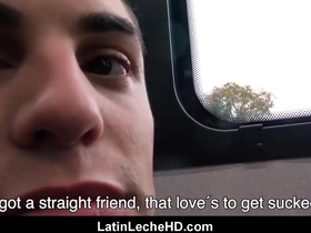 Straight Latino gets paid to have anal sex with gay Latino on the train.