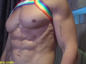 This Asian hunk shares his journey to a six pack and perfect nipples.