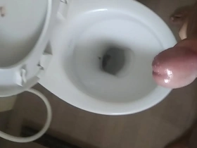 Solo pleasure of an Asian man with a big dick