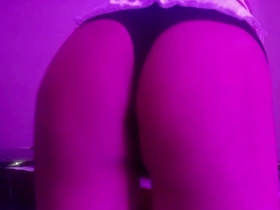 A male who looks like a cute boy shows his ass and gets a plug inside it for your pleasure.