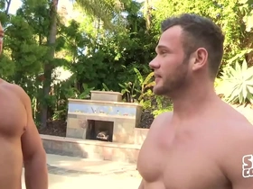 Arnie Sean and Sean Codys hot gay scene with raw sex and facial finish
