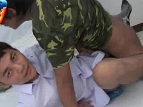 Gay Asian boy gets a rough fuck