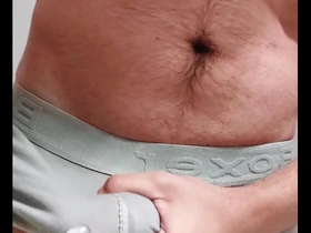 An 18-year-old gay man masturbates and has a solo orgasm.