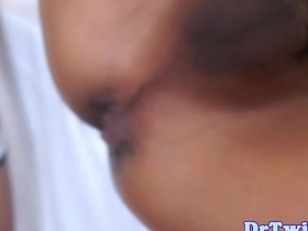 Young Asian doctor reaming patients anus with a toy