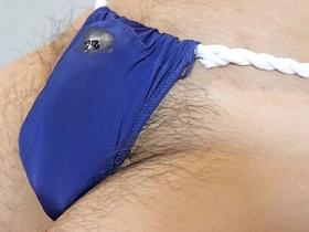 Solo boys steamy solo pleasure in Japanese underclothes