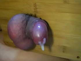 Solo Japanese stud has intense ballbusting session