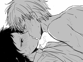 Akutagawa and Atsushi: A gay animation in the style of Bungo Stray Dogs.